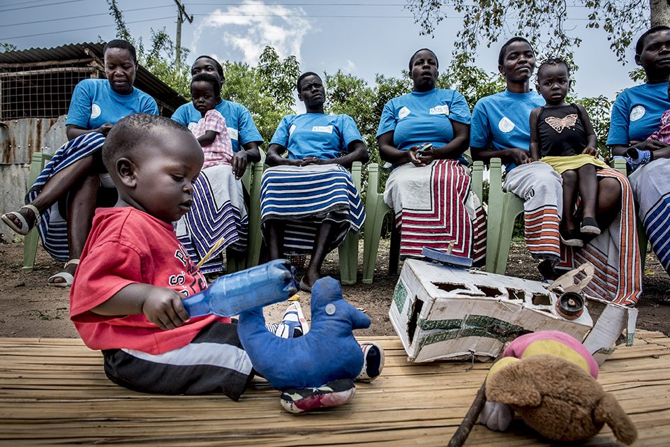 parenting group meets in Kenya