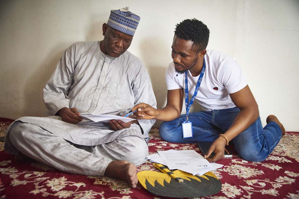 property specialist assists landowner in Nigeria