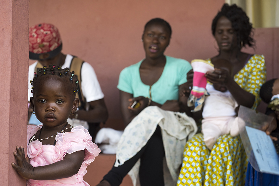 awaiting malaria nets in the gambia