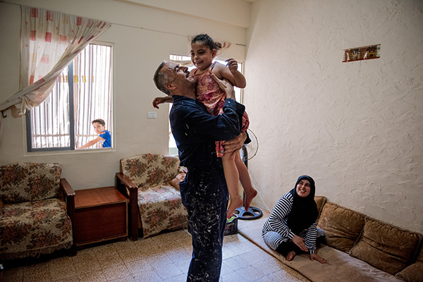 refugee family in Lebanon