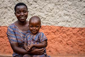 Rwanda mother and child