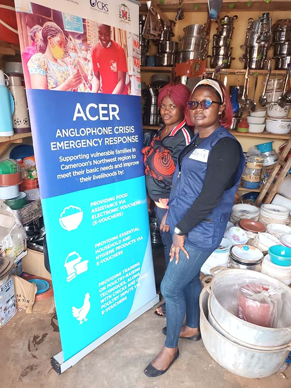 Cameroon shop owner