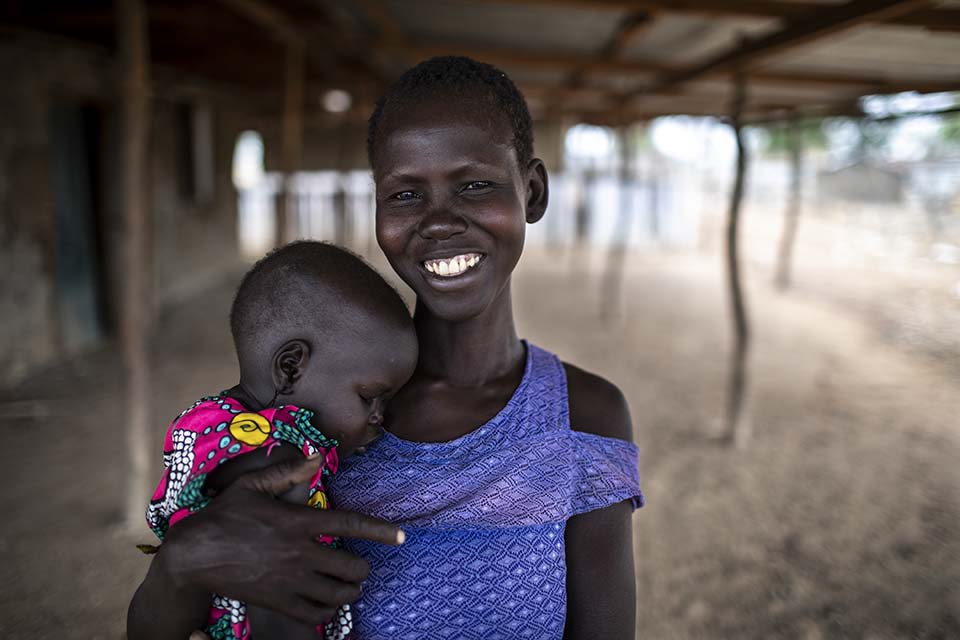 mother and child in South Sudan