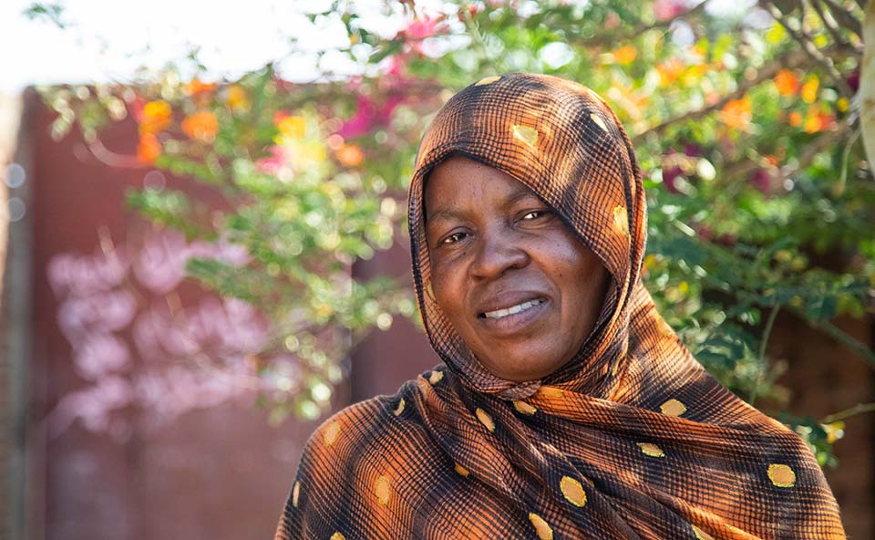 woman facing camera in Sudan