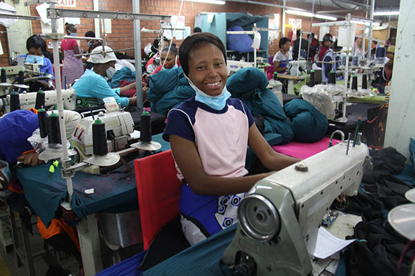 textile worker in Lesotho