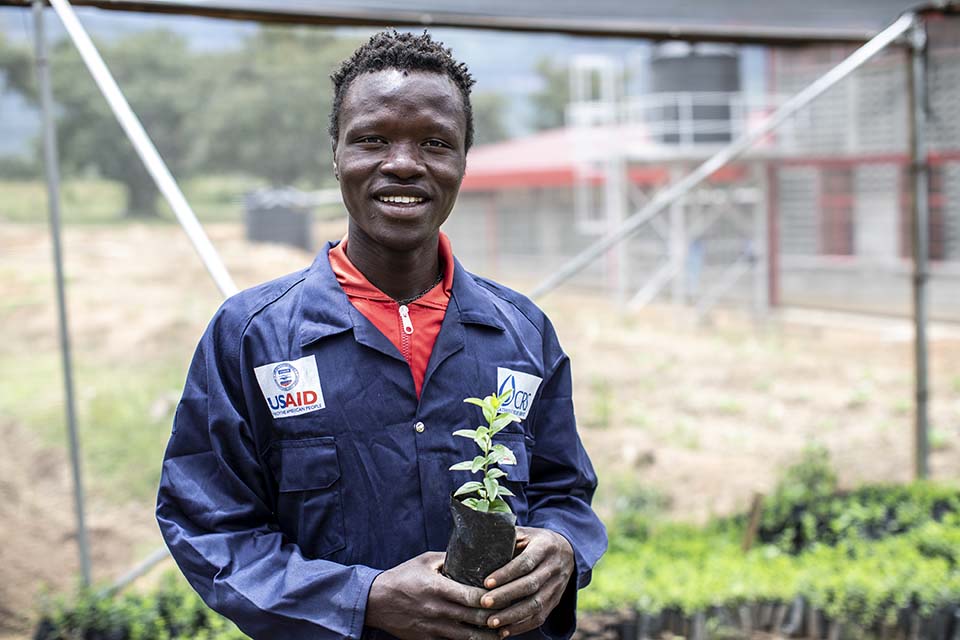 Uganda agroforestry student