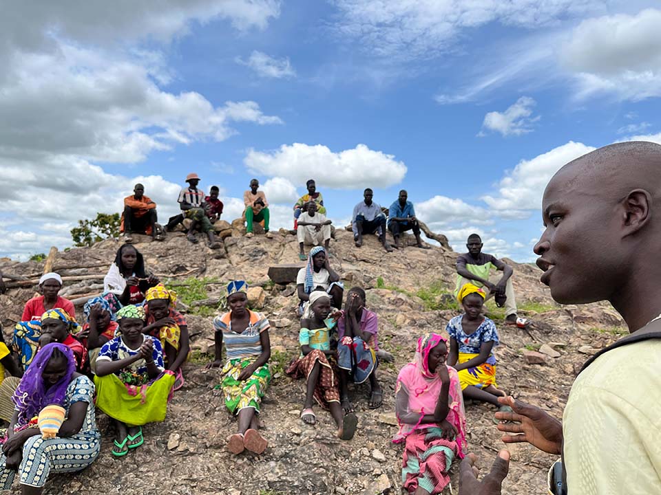 village peace talks in Cameroon 