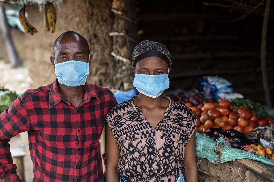 wife and husband in Kenya