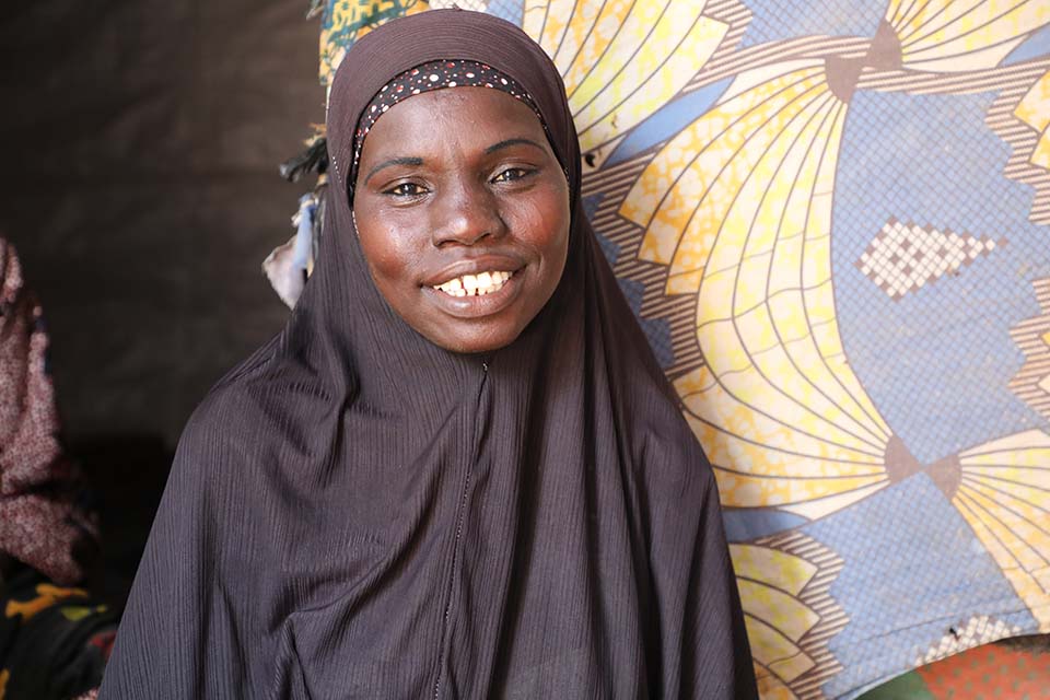 woman in her home in Niger