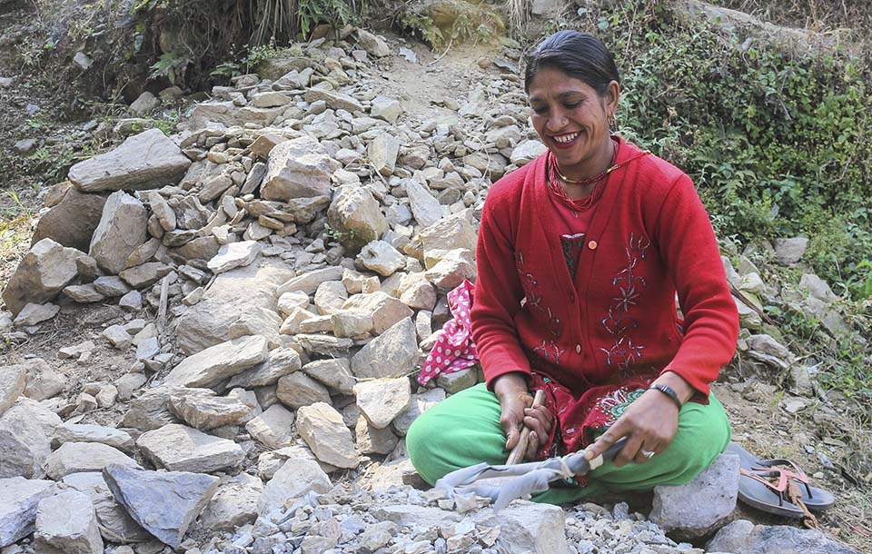 woman in Nepal