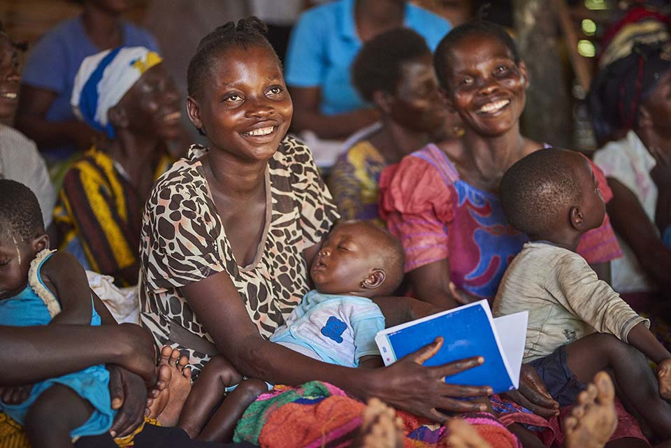 literacy class in DR Congo