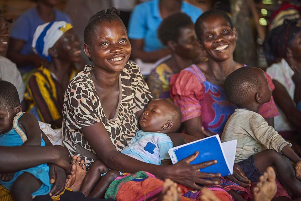 literacy class in DR Congo