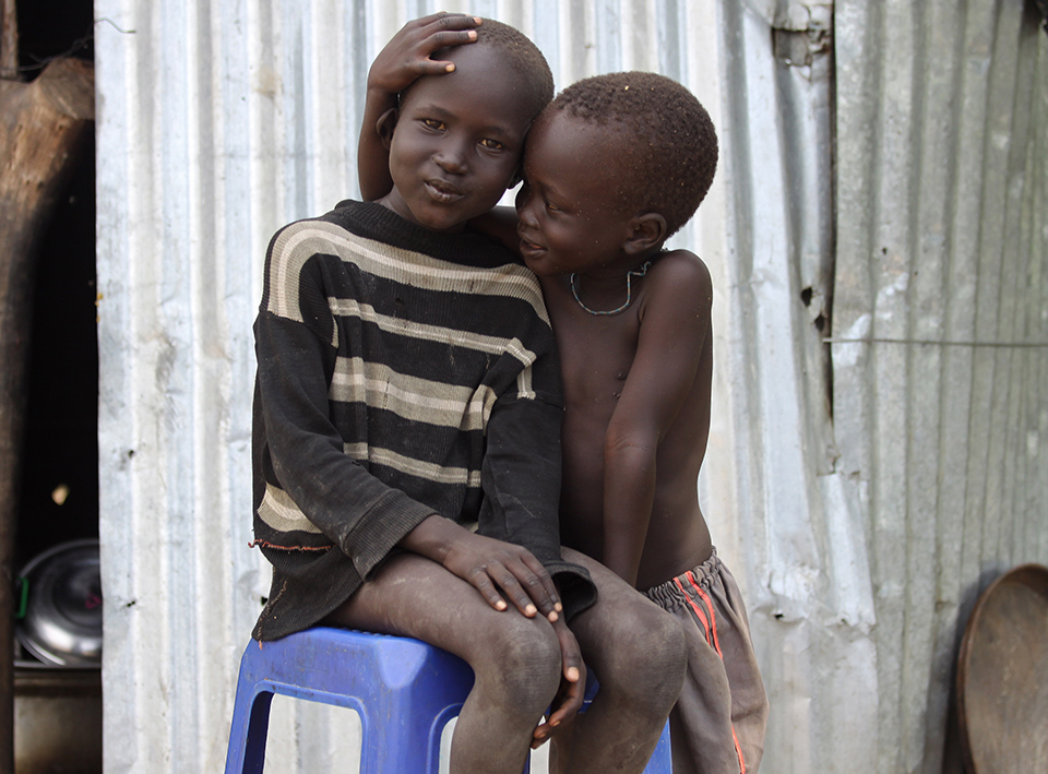 young friends in South Sudan