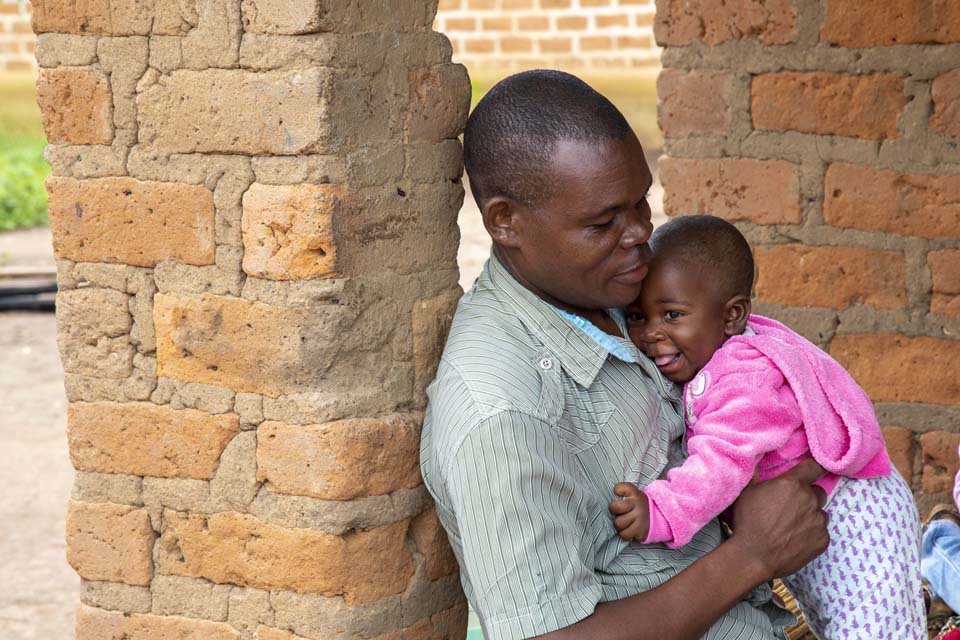 Zambia father and daughter