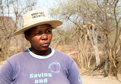 Fortunate Maangla is waiting for the rain, but even if it were to rain, poor harvests have left her without seeds to plant. Still, she prays for rain, she says, because without it, ‘we’ll all be dead.' Photo by Nancy McNally/CRS
