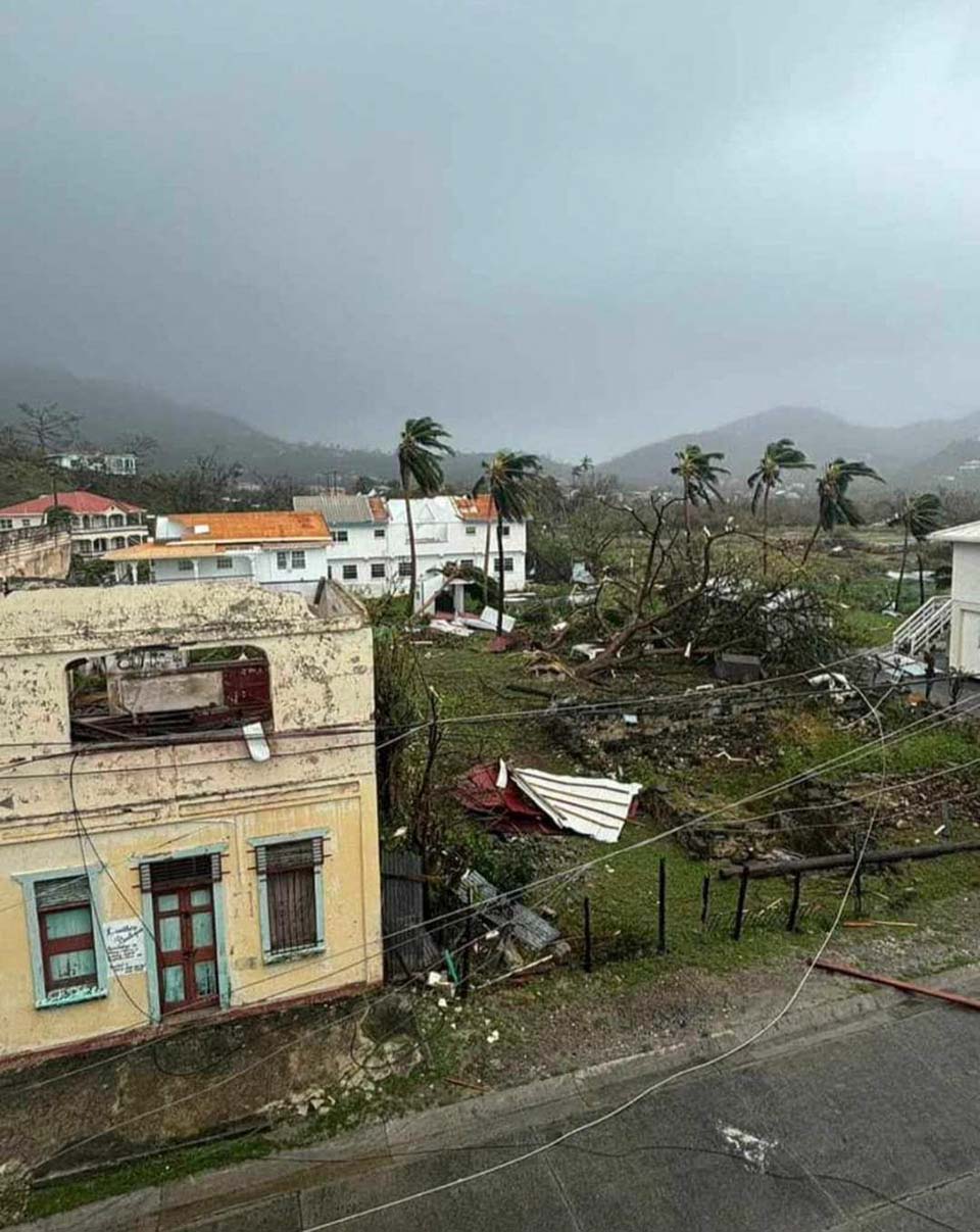 hurricane damage in Grenada