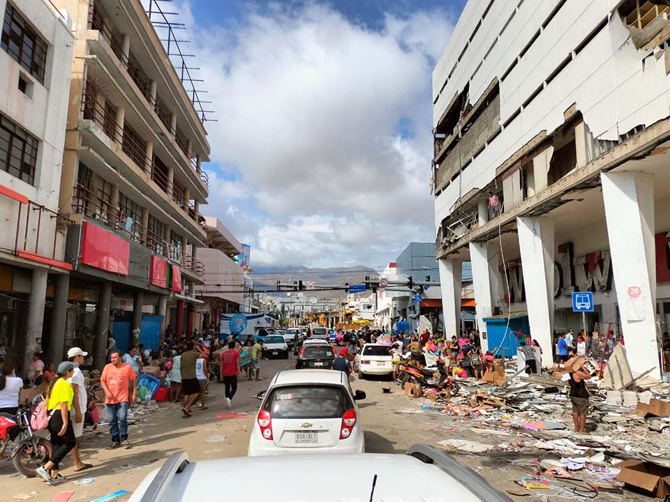 Mexico urban scene