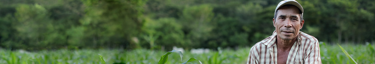 farmer in field in Nicaragua