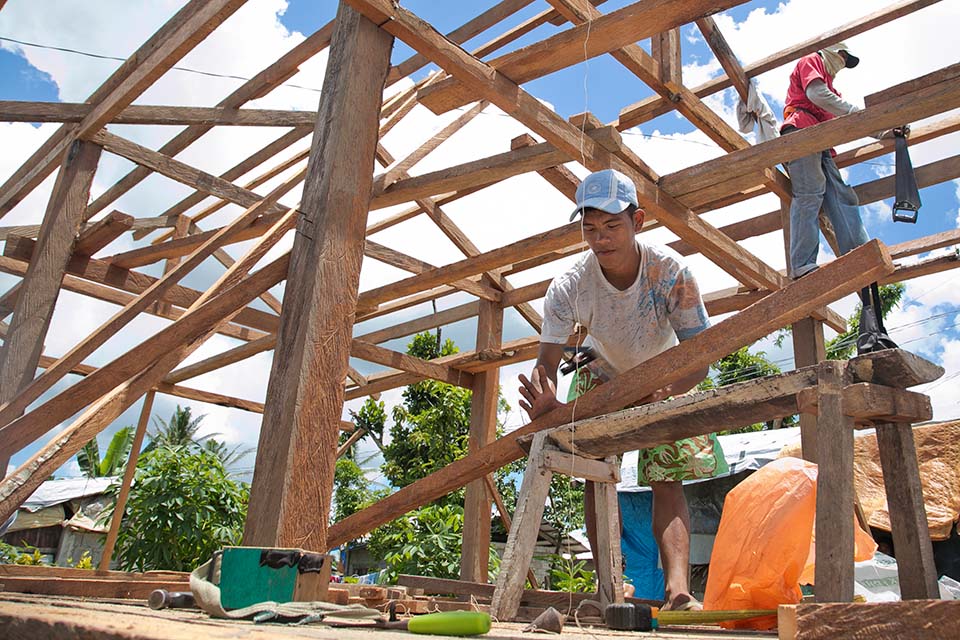 rebuilding in the Philippines