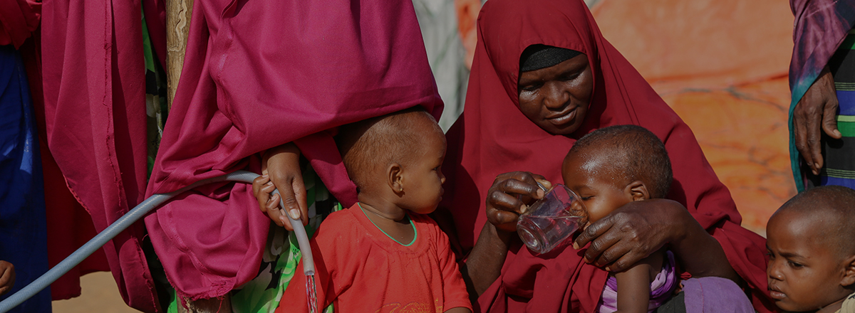 A water point in Somalia