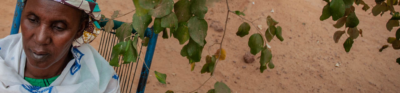 Mali displaced woman