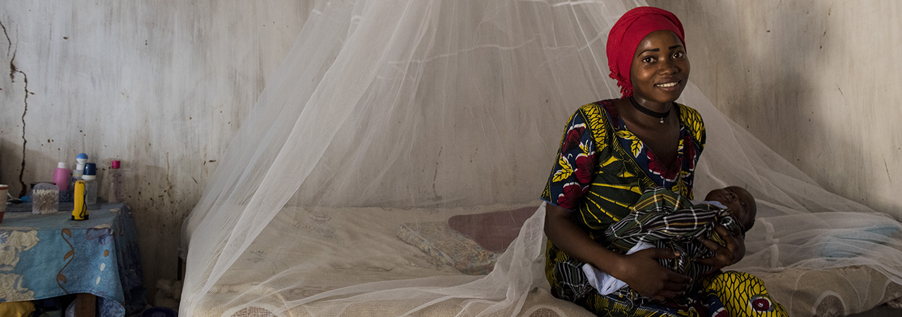 mother with child in the gambia