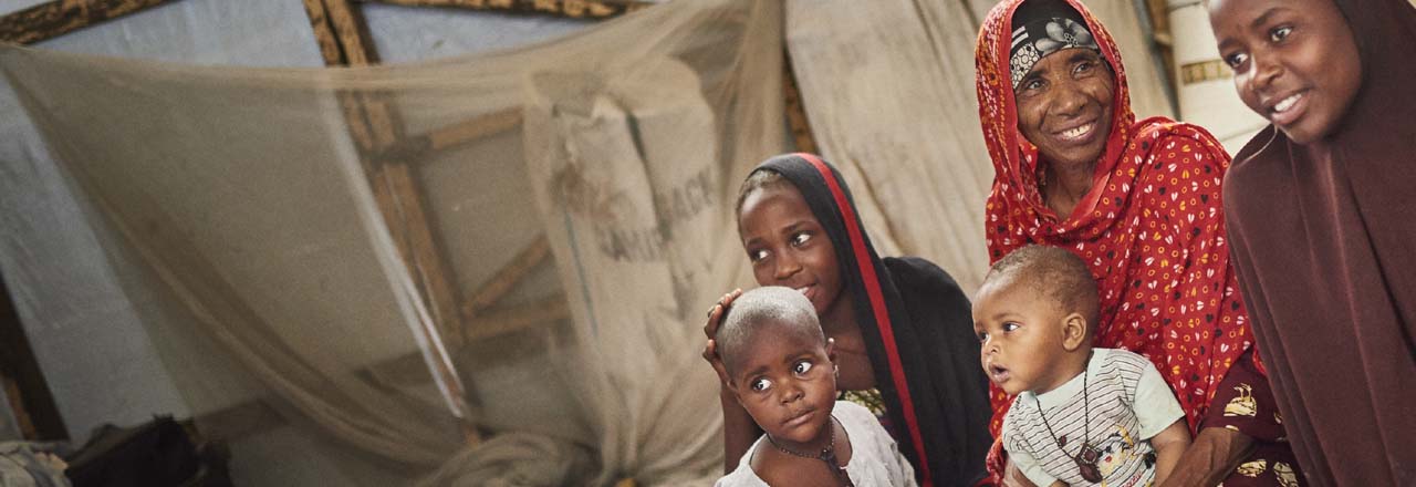 displaced Nigerian family