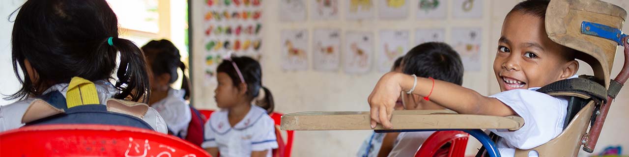 student in Cambodia