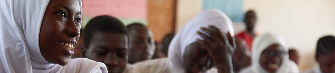 student in The Gambia