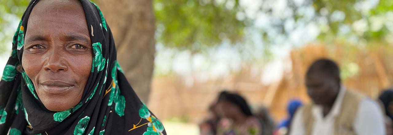 woman in chad facing camera