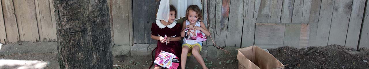 young girls at play in Honduras