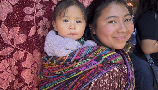 mother and child in Guatemala