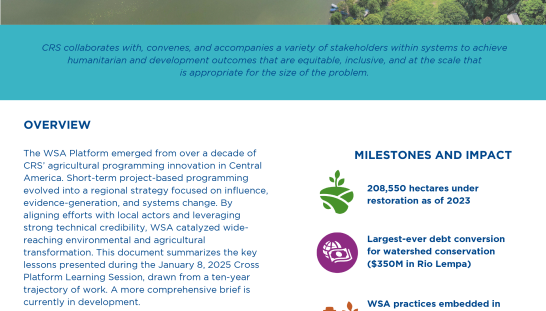 water smart agriculture