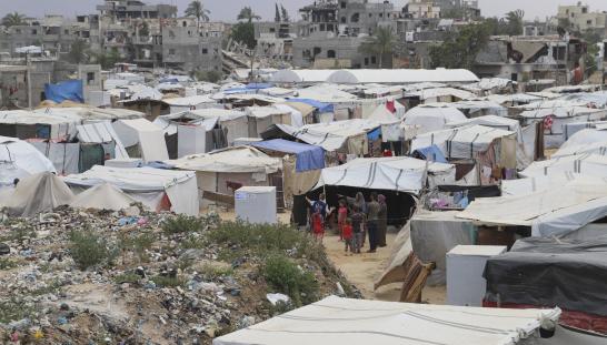 CRS and partners have provided tarps, shelter and WASH support across displacement sites.