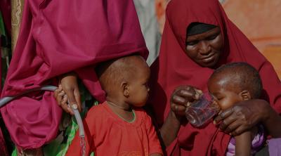 A water point in Somalia