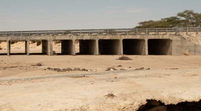 dry river bed in Kenya