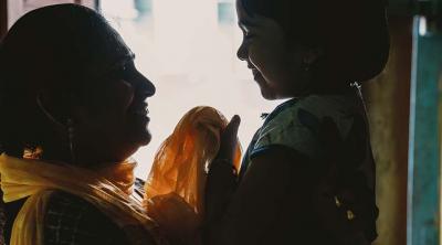 mother and child in India 