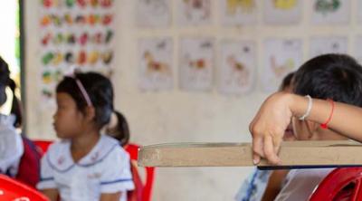 student in Cambodia