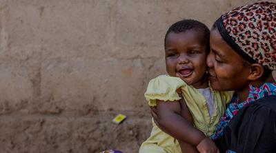 A mother and child in Tanzania