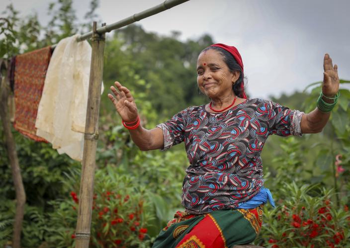 woman in Nepal