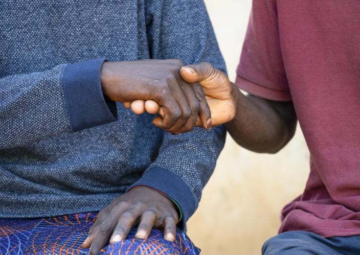 two men shaking hands