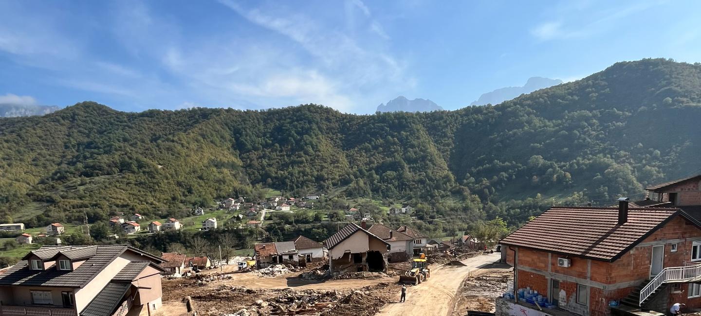 Bosnia flood aftermath