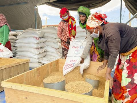Communities in Tigray receive food assistance