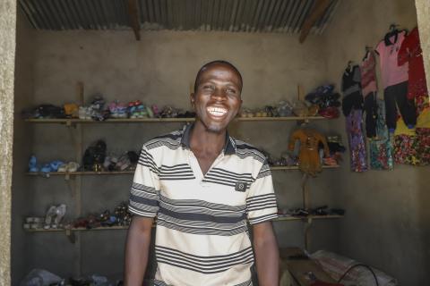 Pascal Deli is a trained electrician living in Kossehone, a village in Cameroon.