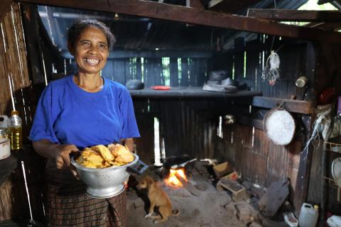Mujer sonriendo
