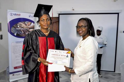 Rose Iwa Oloutoyi has been trained and is now working independently as a private service provider to savings groups in Benin.