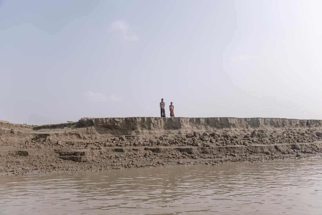 Twenty million people in low-lying southern Bangladesh could be forced off their land by the end of 2100 because of rising sea levels. Photo by Ismail Ferdous for CRS 