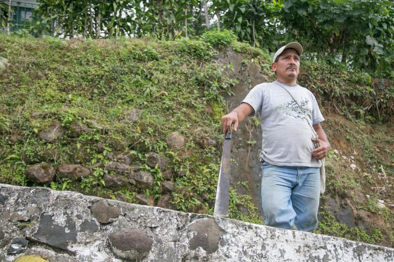 Farmers like Carlos are strong and are willing to adapt in order to survive. But it's still not easy. Photo by Philip Laubner/CRS