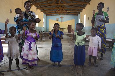 THRIVE Malawi improved 152 community-based care centers, and ensured that the 11,267 children ages 3 to 5 that were enrolled attended regularly. Photo by Sara A. Fajardo/CRS