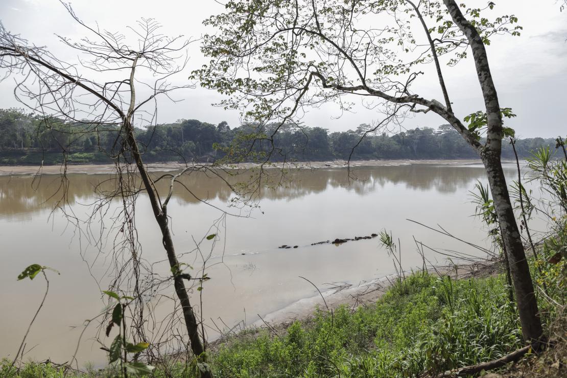 Victor says he has a special relationship with the river because his parents came to Puerto Maldonado by it. Photo by Oscar Leiva/Silverlight for CRS 